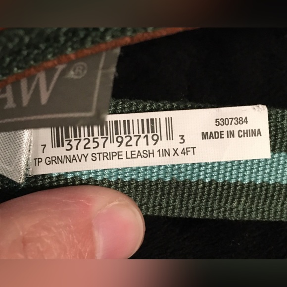 Top Paw - Green Teal And Brown 4ft Dog Leash Poly Blend - Picture 4 of 5